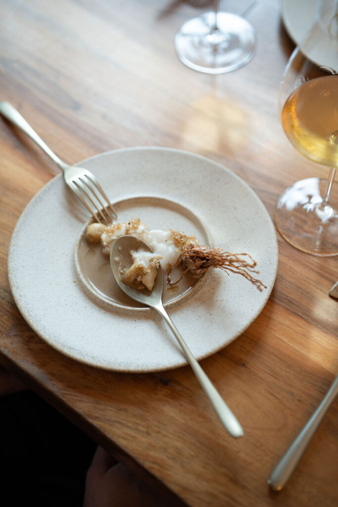 Fine Dining Fischgericht